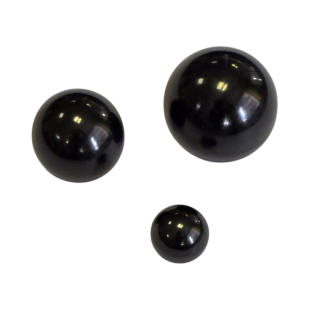 Фото - Рукоятка бакелітова (кругла) зовн.діам. 30мм внутр.різьба М8