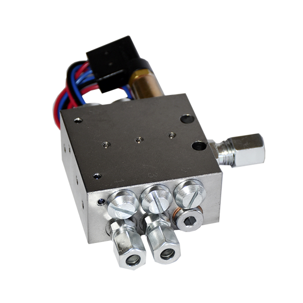 Фото - Прогресивний розподільник MVB3 з електроконтактним індикатором та зв.клапаном