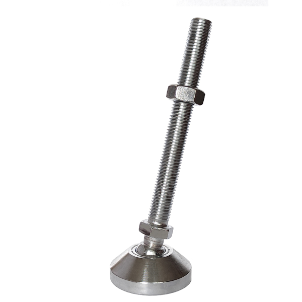 Фото - Опора регульована нержавіюча сталь діам.60мм М16 L=150мм рухома