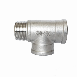 Фото - Трійник н/ж SS304 внутрішня-зовнішня-внутрішня різьба G3/4F- G3/4М- G3/4F
