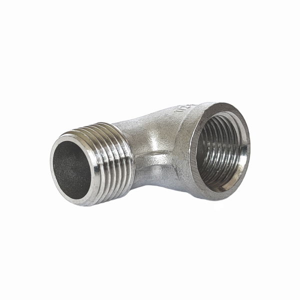 Фото - Коліно 90˚, н/ж SS304, зовнішня-внутрішня різьба G1/2F-G1/2F