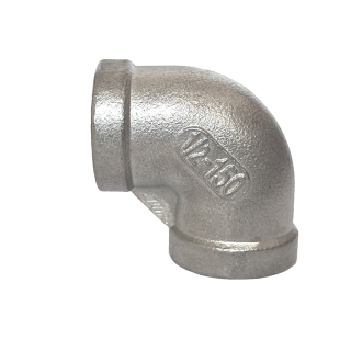 Фото - Коліно 90˚, н/ж SS304, внутрішня-внутрішня різьба G1/2F-G1/2F