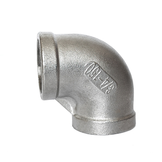 Фото - Коліно 90˚, н/ж SS304, внутрішня-внутрішня різьба G3/4F-G3/4F