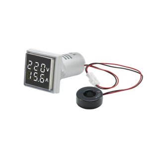 Фото - Цифровий індикатор AD101-22VAMS 60-500V. 0-100A (білий)