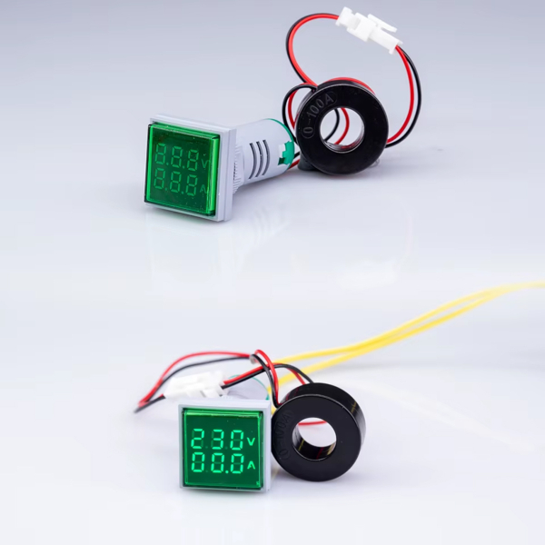 Фото - Цифровий індикатор AD101-22VAMS 60-500V. 0-100A (зелений)