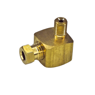 Фото - Фітинг латунний кутовий JM46 діам.4мм-М6х0,75