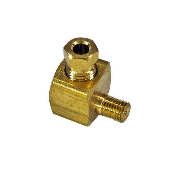 Фото - Фитинг латунный угловой JM46 диам.4мм-М6х0,75