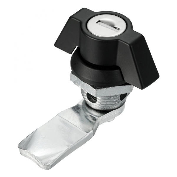 Фото - Замок з ручкою для щитів з ключем код MS-748-1