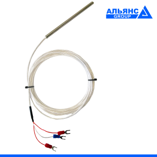 Фото - Датчик температури PT100 клас А, SS304, 5х100мм