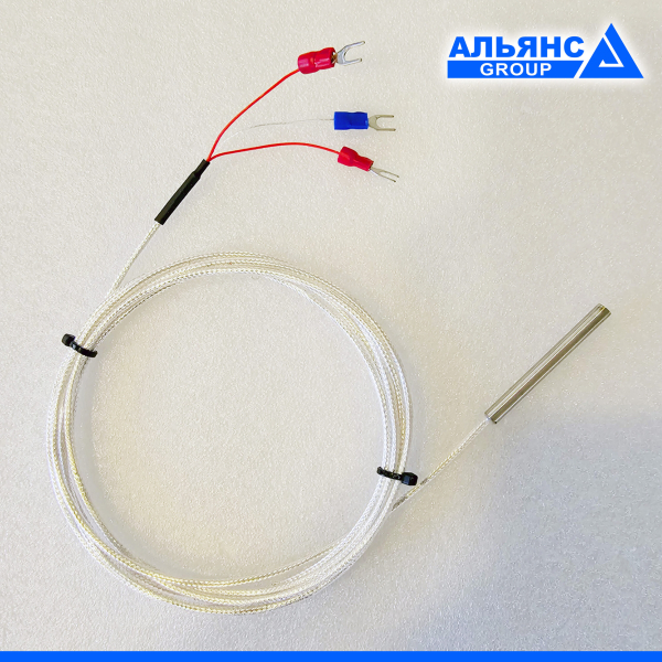 Фото - Датчик температури PT100 клас А, SS304, 5х50мм