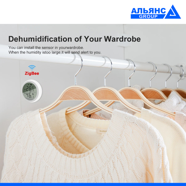 Фото - Tuya датчик температури й вологості ZigBee