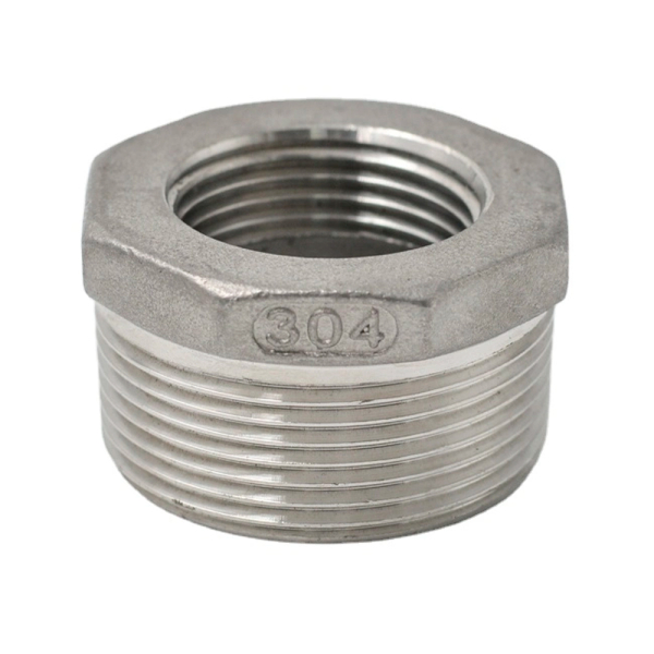 Фото - Футорка нержавіюча різьба зовнішня G3/4M – внутрішня G1/2F