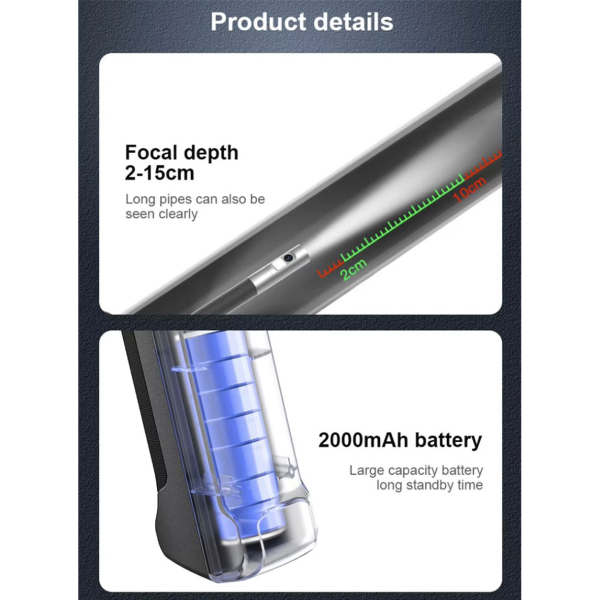 Фото - Ендоскоп поворотний ANESOK S10 360° 2 камери, 1,5 метри зонд з джойстиком