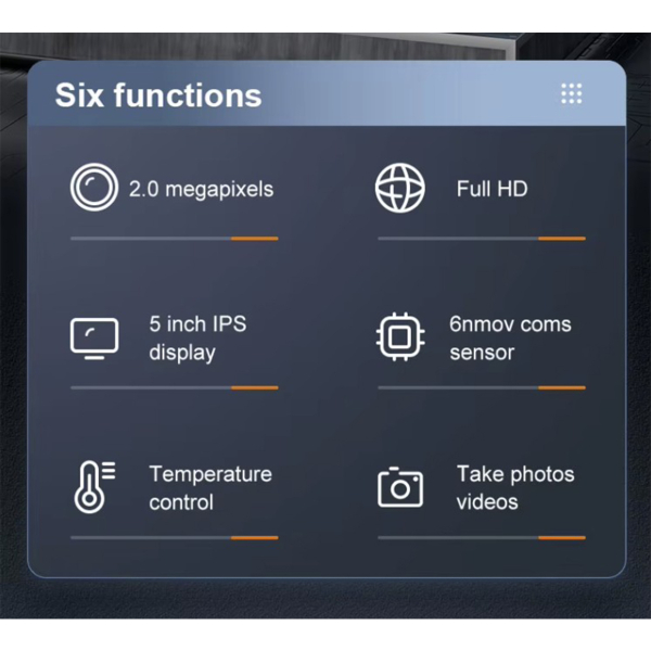 Фото - Ендоскоп поворотний ANESOK S10 360° 2 камери, 1,5 метри зонд з джойстиком