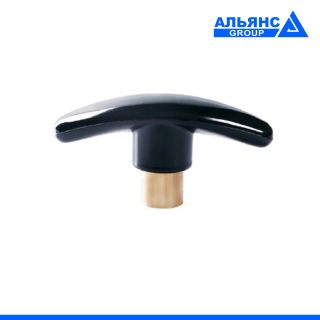 Фото - Ручка фіксатор бакелітова внутрішня різьба М8 L 80мм