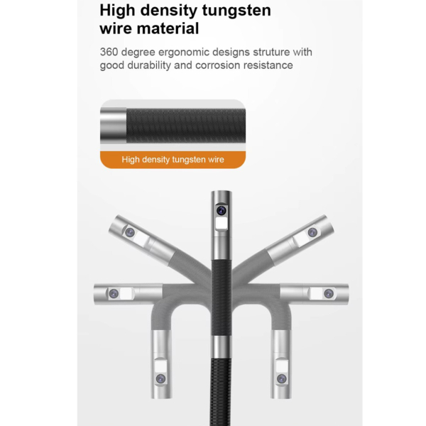 Фото - Ендоскоп поворотний ANESOK S10 360° 2 камери, 1,5 метри зонд з джойстиком