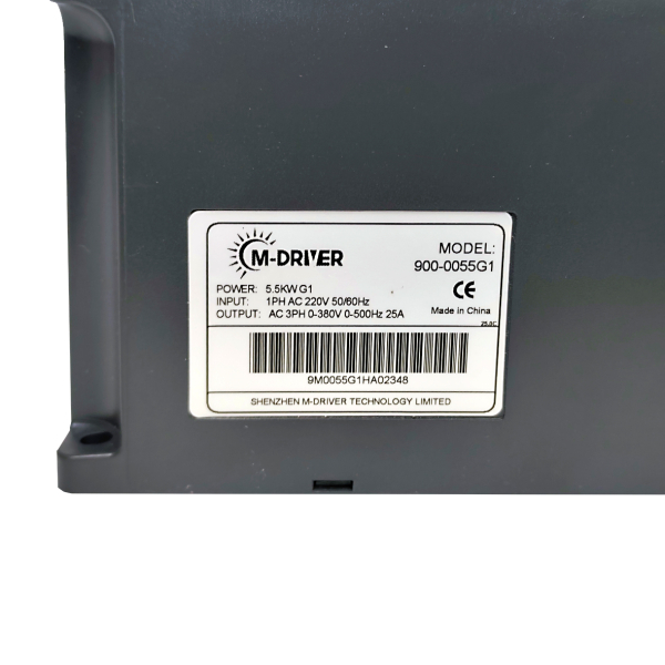 Фото - Частотний перетворювач з 220В 1фаза на 380В 3фази векторний 5,5KW - DRIVER