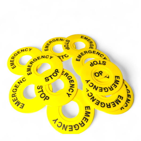 Фото - Майданчик  STOP під кнопку діам. 22х60мм