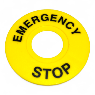 Фото - Майданчик  STOP під кнопку діам. 22х60мм