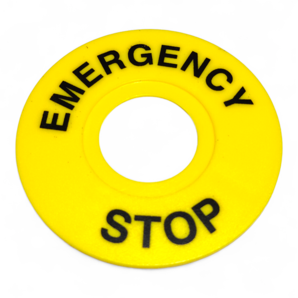 Фото - Майданчик  STOP під кнопку діам. 22х60мм