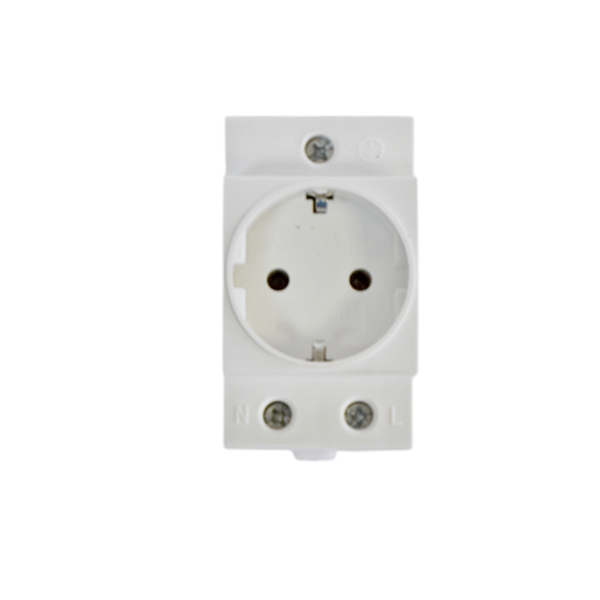 Фото - Розетка на DIN рейку EU 220V, 16А IP20