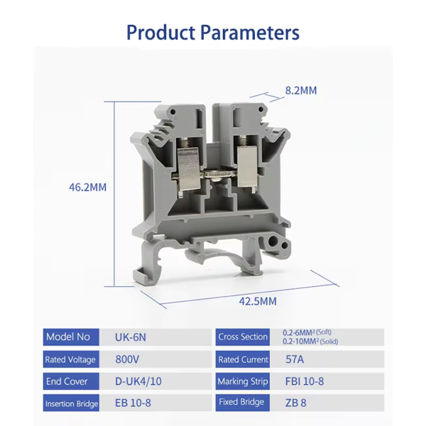 Фото - Прохідна клема UK – 6N