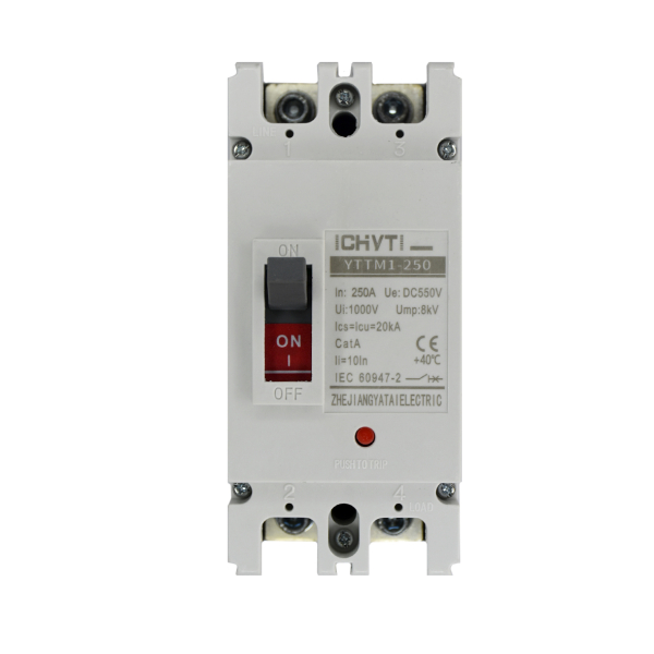 Фото - Автоматичний вимикач 2 полюси MCCB-250/PV2-250 DC 250A