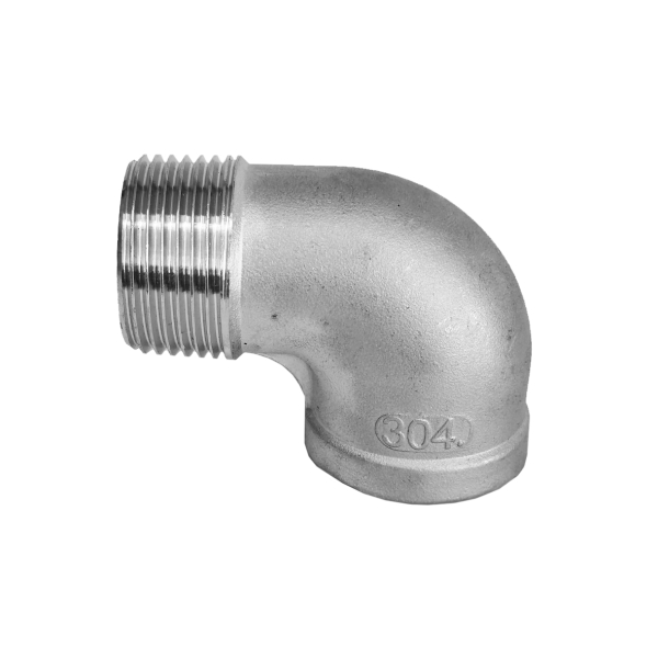 Фото - Коліно 90˚, н/ж SS304, зовнішня– внутрішня різьба DN25 G1"F - G1"M