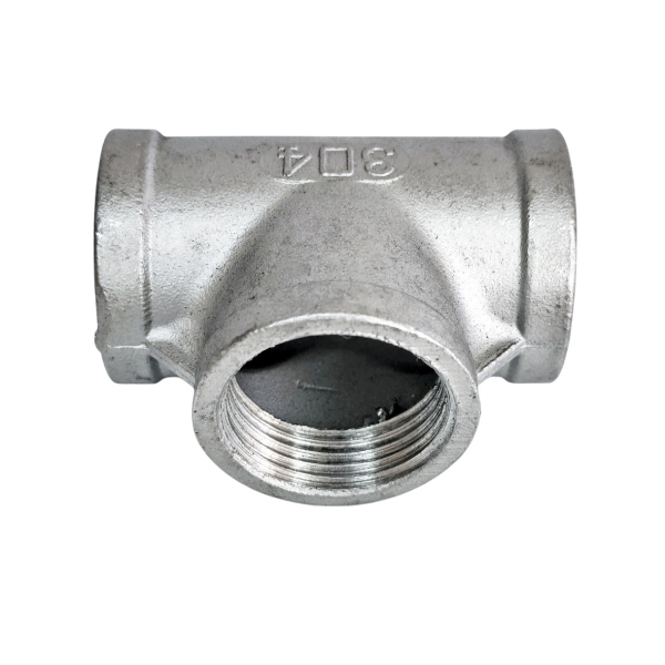 Фото - Трійник нержавіючий SS304 різьба внутрішня-внутрішня-внутрішня різьба DN25 G1"F- G1"F- G1"F