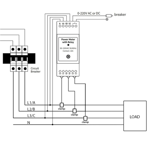 Фото - Лічильник електроенергії 3ф 750А WiFi Smart SP361-R