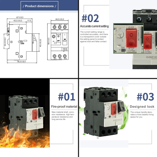 Фото - Автомат захисту двигуна GV2ME07С 1.6-2.5А