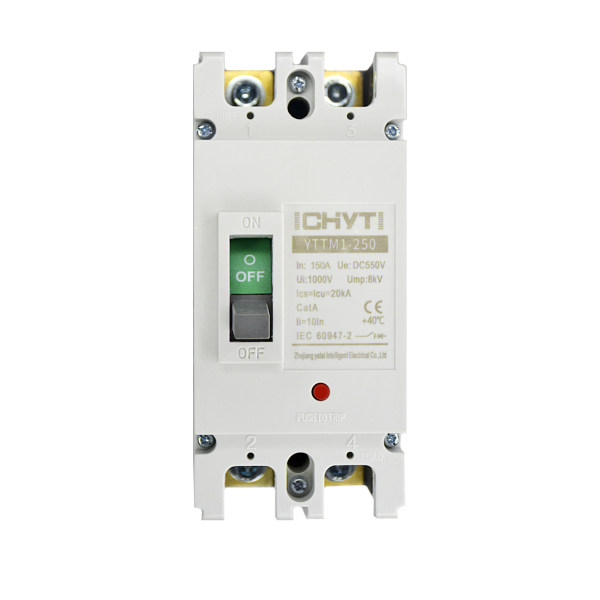 Фото - Автоматичний вимикач 2 полюси MCCB-250/PV2-150 DC 150A