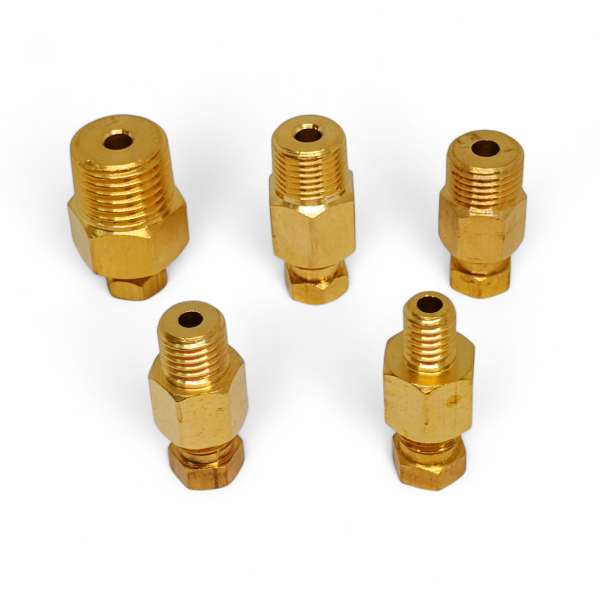 Фото - Фітинг латунний прямий JS40 діам.4мм-М10х1