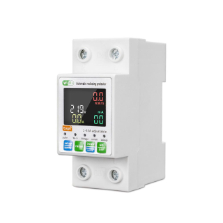 Фото - Лічильник електроенергії 1ф 63А WiFi Smart з розмикачем кольоровий дисплей