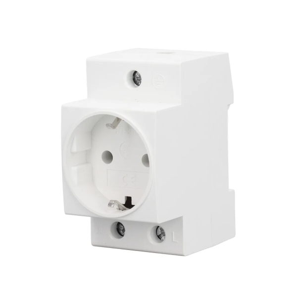 Фото - Розетка на DIN рейку EU 220V, 16А IP20