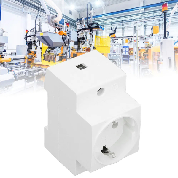 Фото - Розетка на DIN рейку EU 220V, 16А IP20