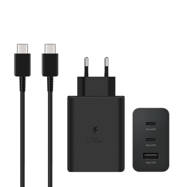 Фото - Зарядка EP-T6530 65Вт QC3.0, SFC 2.0, USB type C для телефону з кабелем 1,8м