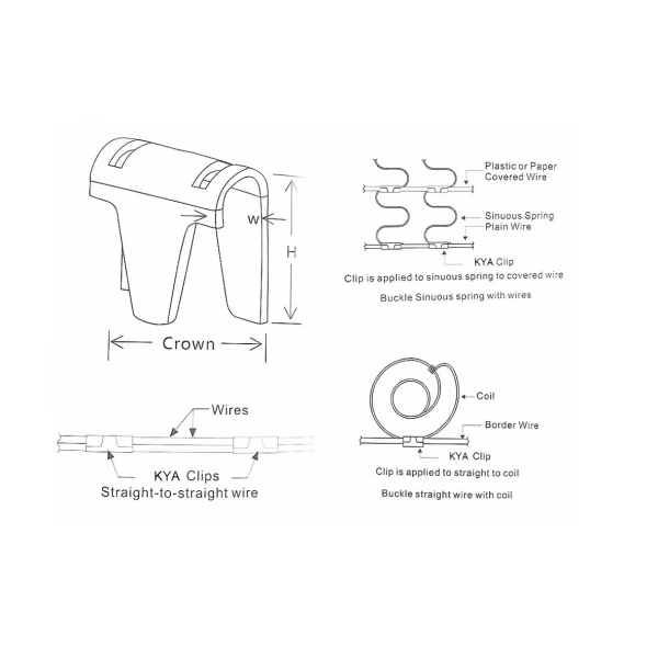 Фото - Скоба з'єднувальна CL-35 (H-15, W-10, C-11) оцинкована для M87
