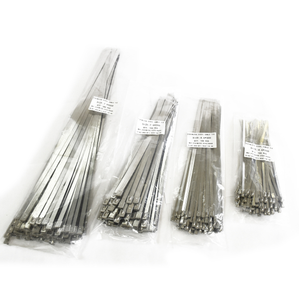 Фото - Хомут з нержавіючої сталі SS304 4,6х200мм (100шт)