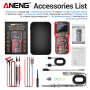 Aneng AOS04, цифровий мультиметр  / портативний осцилограф 10 МГц, 750V AC/ 1000V DC Voltage, 20A AC/DC Current, NCV, Smart, літієвий акумулятор