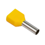 Кабельний наконечник трубчастий подвійний TE1010 для жил 2х1мм² (уп. - 100шт)