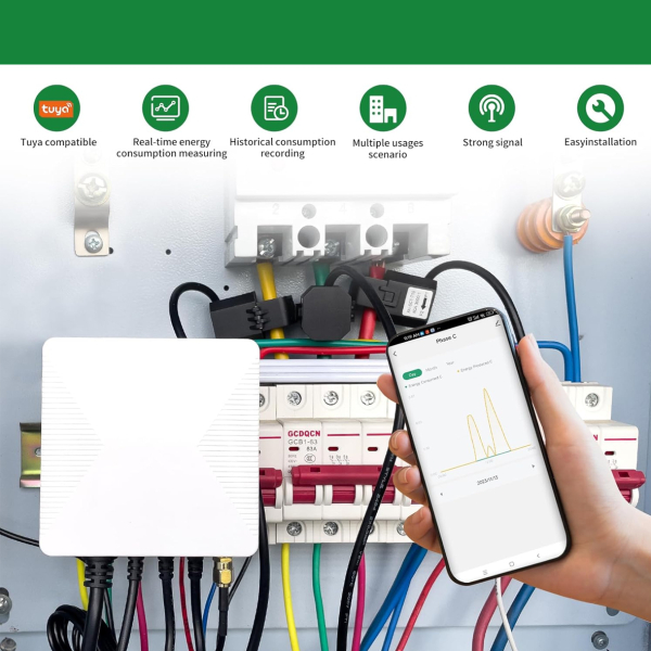 Фото - Лічильник електроенергії PC321-W 3ф 1000А WiFi Smart