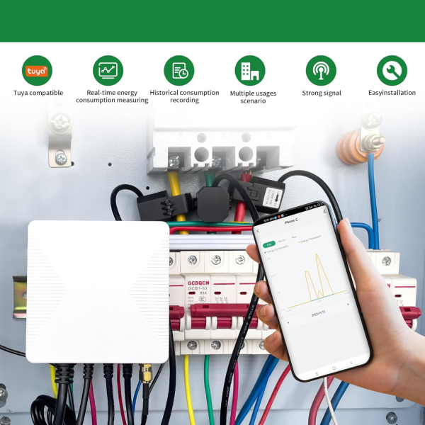 Фото - Лічильник електроенергії PC321W 3ф 80А WiFi Smart