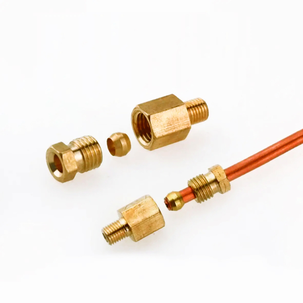 Фото - Фітинг латунний прямий JS40 діам.4мм-М10х1