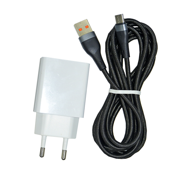 Фото - Блок живлення USB 18 Вт + Кабель USB type C 2м.