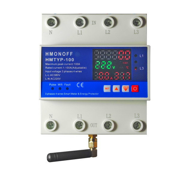 Фото - Лічильник електроенергії 3ф 100А WiFi Smart з розмикачем