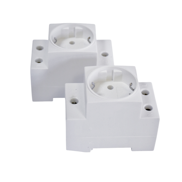 Фото - Розетка на DIN рейку EU 220V, 16А IP20