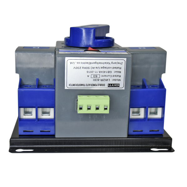 Фото - Автоматичний перемикач джерела живлення LW2R-63 2 полюса 63А 230V