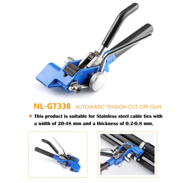 Фото - Інструмент для затягування сталевих хомутів GT-338