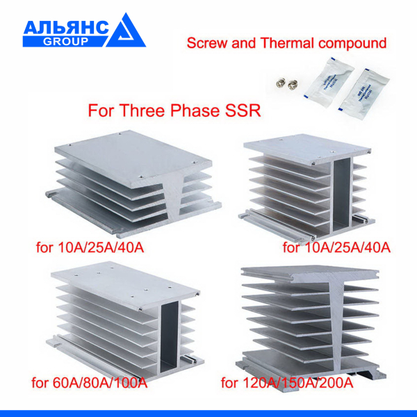 Фото - Твердотільні SSR реле 3фази ZGT3-200DA, 200А, DC-AC